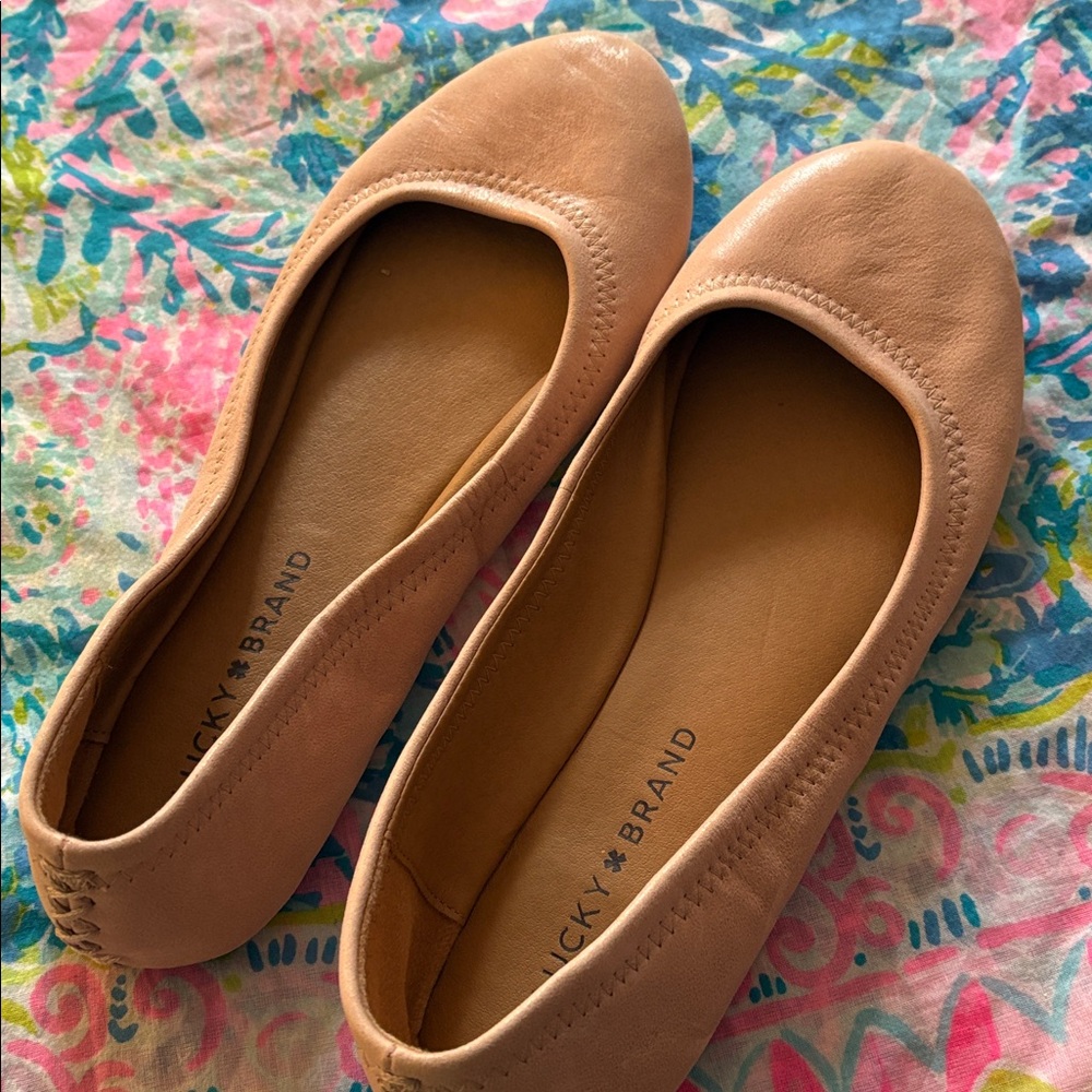 Lucky Brand Beige Ballet Flats - Picture 4 of 5
